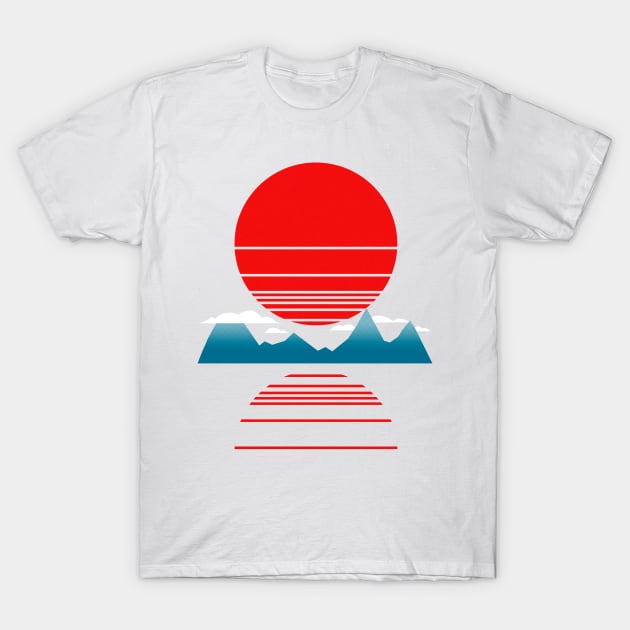 Sunset T-Shirt by Pickus